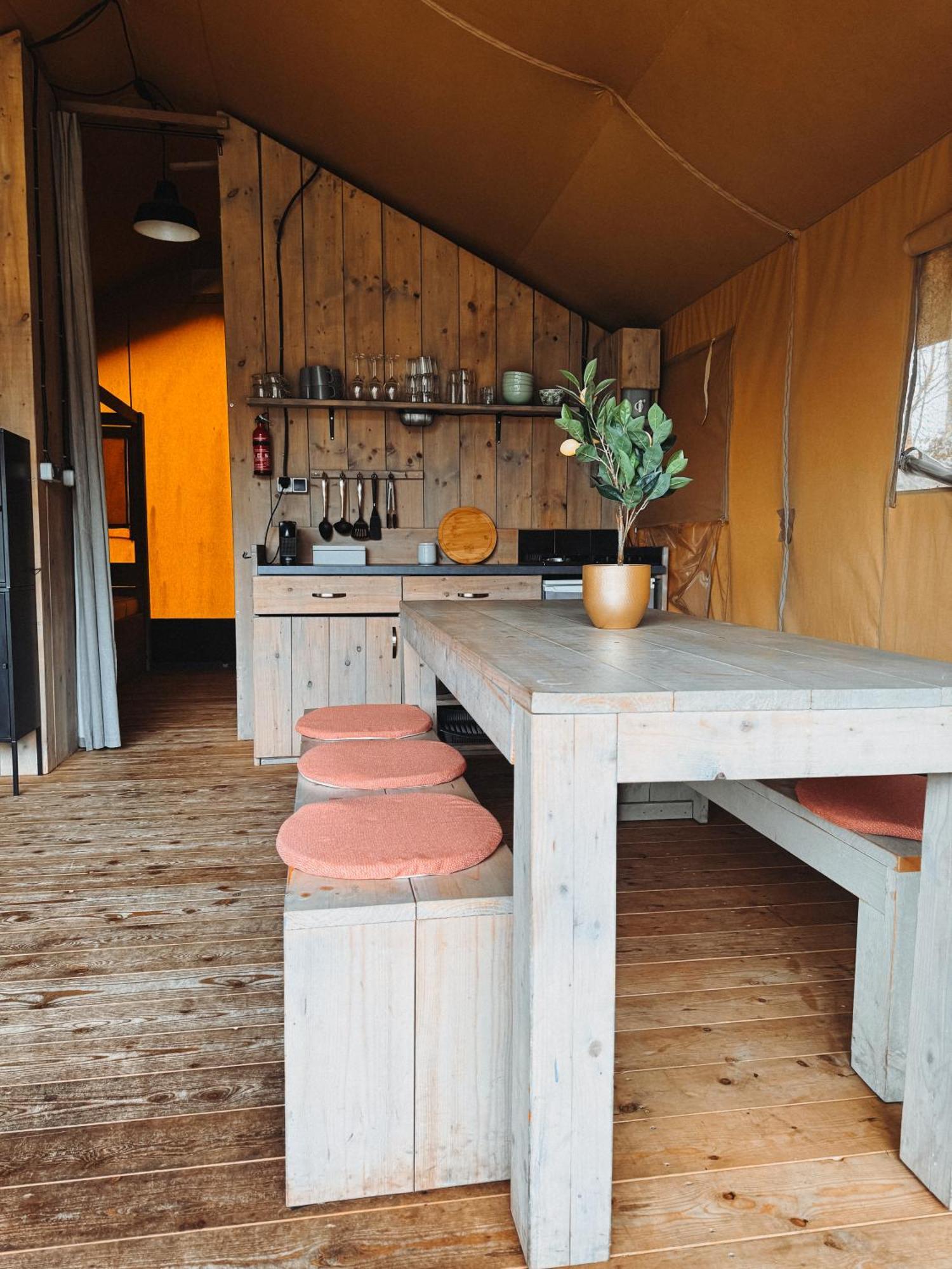 Glamping Holten luxe safaritent 1 Exterior foto